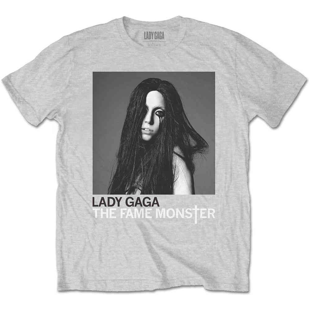 Lady Gaga - Fame Monster Heren Tshirt - Grijs